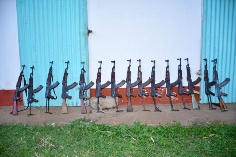 Over 200 Guns Surrendered in Elgeyo Marakwet as Kenya Steps Up Security Push