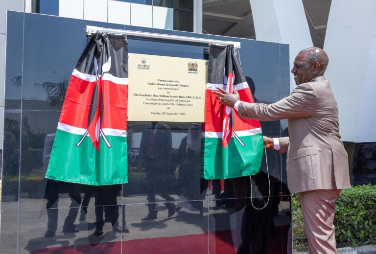 President Ruto Unveils Sh1.4bn Complex at Umma University, praising Reforms That Cut Fees