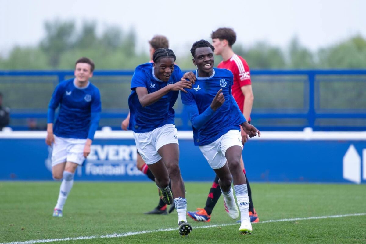Kenyan prospect Ray Roberts starred for Everton U18 with a goal and assist in a 3-1 win over Liverpool.