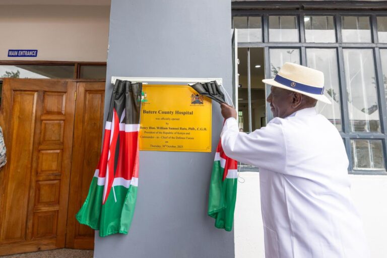 Ruto Promise to Fix KEMSA During Butere Hospital Opening