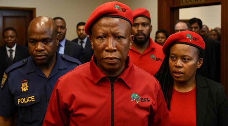 Julius Malema Convicted of Firing Gun in Public, Faces Possible 15-Year Sentence