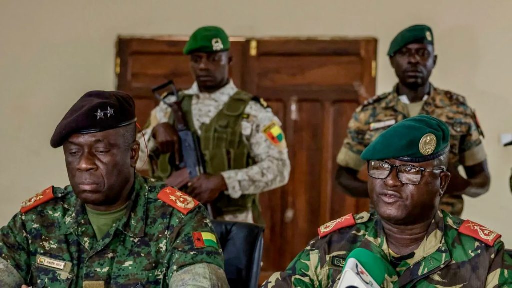A group of military officers say they have seized control of Guinea-Bissau amid reports that the