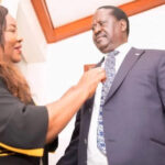 Ida Odinga and late husband Raila Odinga.