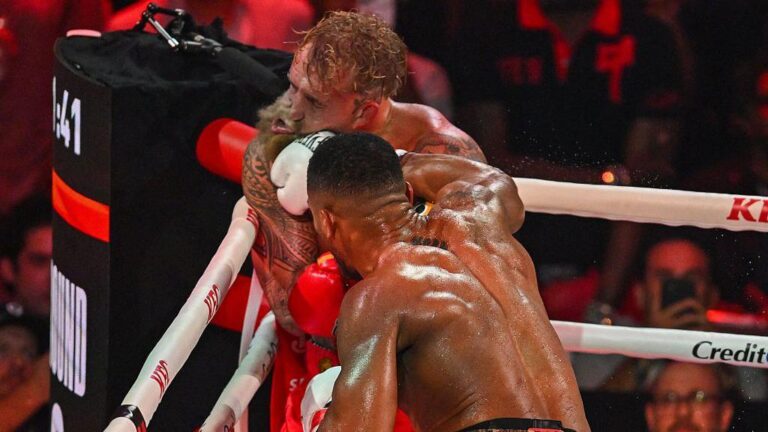 Anthony Joshua Stops Jake Paul With Sixth-Round Knockout in Miami