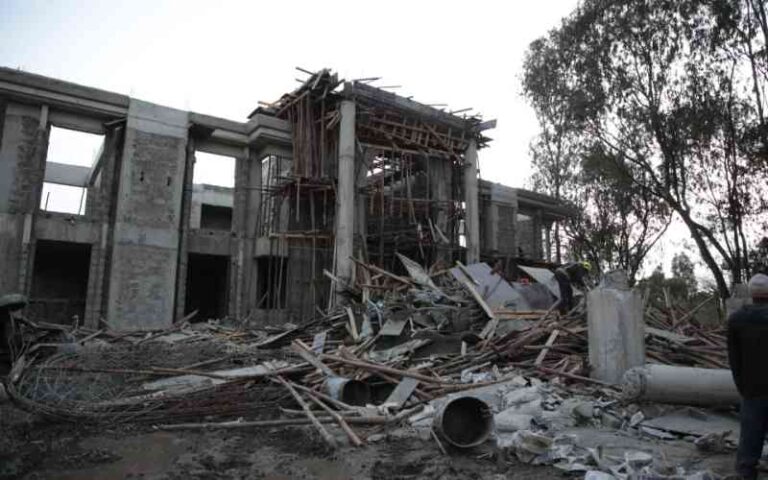Two Killed, 7 Injured as Building Under Construction Collapses in Karen