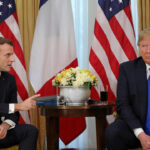 U.S. President Trump meets France's President Macron, ahead of the NATO summit, in London
