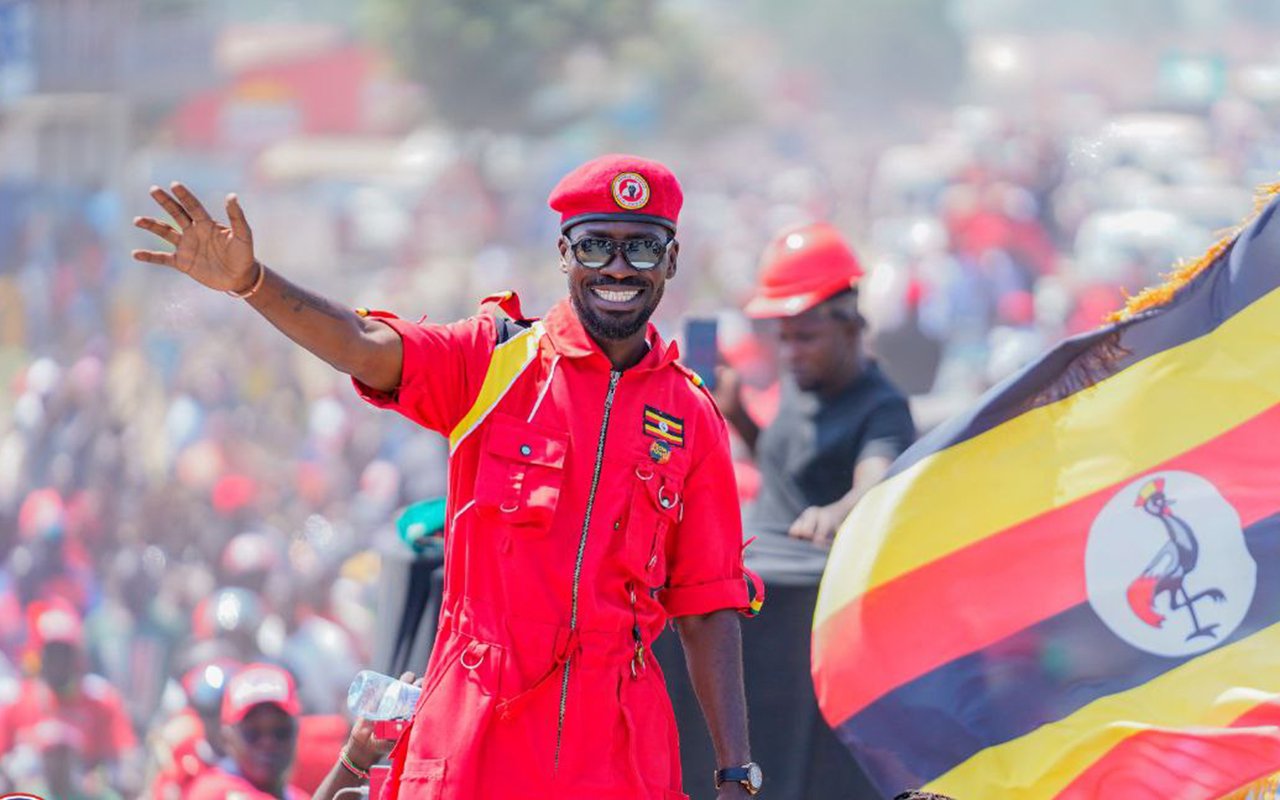 Uganda’s Flag Takes Centre Stage in Opposition Protest