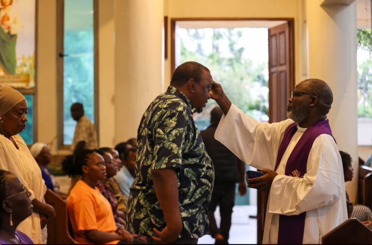 Kenyatta Marks Ash Wednesday, Sends Warm Ramadan Wishes