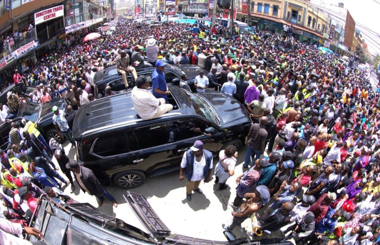 Teargas and Tensions: Kalonzo Accuses Government of Crushing Peaceful Protest