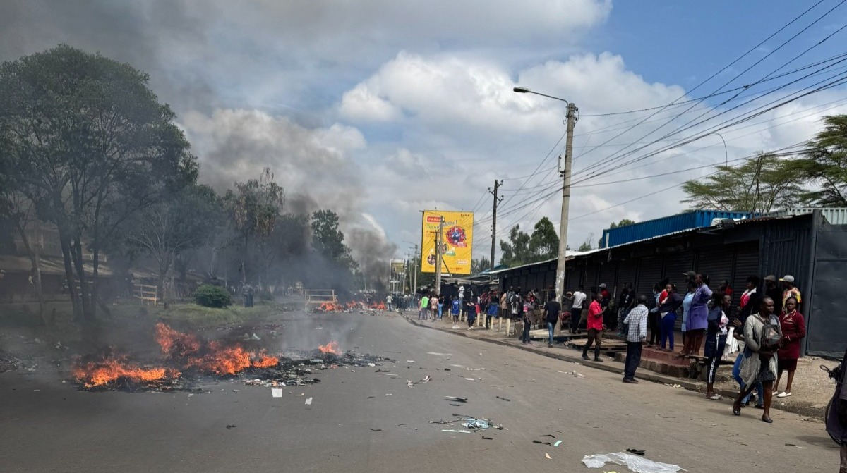 Protests Erupt Along Jogoo Road Over Planned Demolition of Uhuru Market