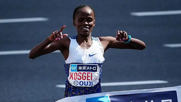 Brigid Kosgei Smashes Tokyo Marathon Record as Takele Wins Thriller