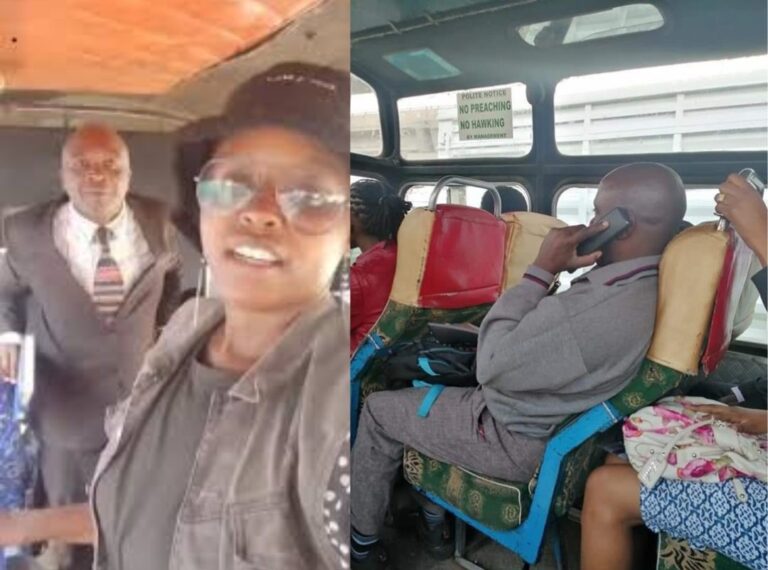Passenger Challenges Loud Preacher in Nairobi Matatu Confrontation