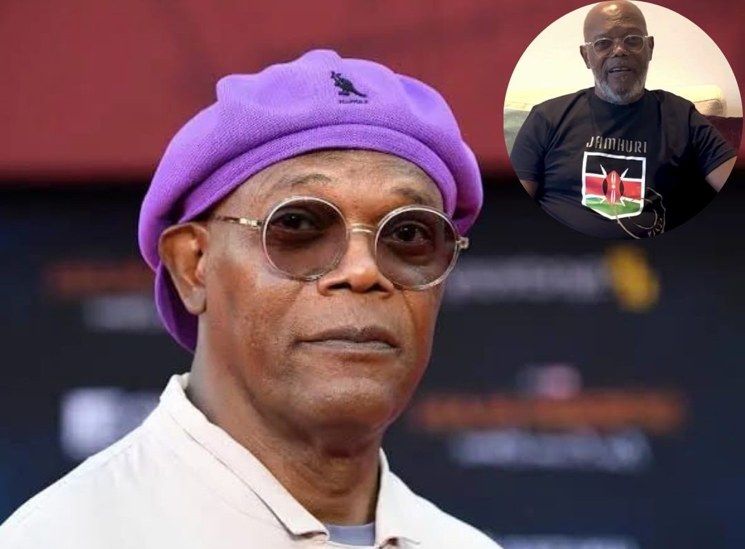 Samuel L. Jackson Stuns Fans in a Kenyan ‘Jamhuri’ Shirt While Mobilizing Voters in Georgia.