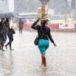 Kenya Meteorological Department warns of heavy rainfall, floods, strong winds and high waves from April 22–27.