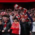 Arsenal are one win away from their first Premier League title in 22 years as rival fans fuel online debates ahead of the Crystal Palace clash.
