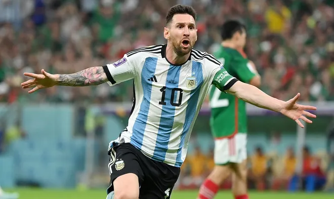 Argentina's one man army against Algeria.