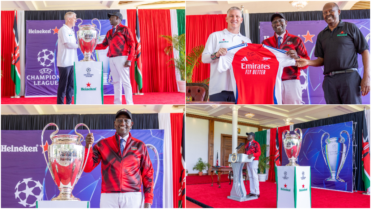 President Ruto is an avid Arsenal supporter.