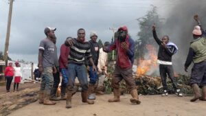 Nanyuki residents protest