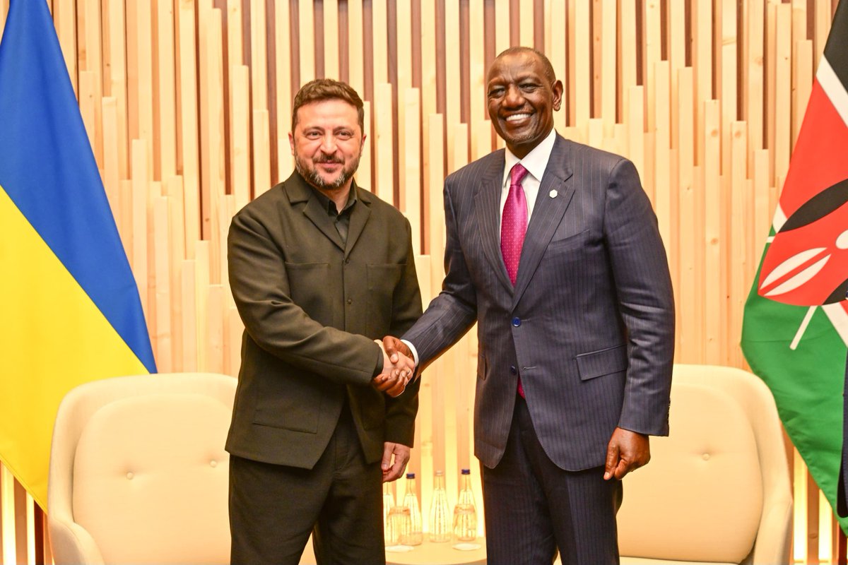 Ruto and Zelensky Agree New Push for Kenya&ndash;Ukraine Cooperation at G7 Talks in France