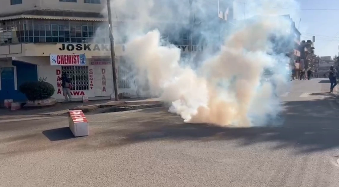 Tear-gassed while Protesting Against US Ebola Centre in Nanyuki