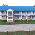 A newly completed Kenya Medical Training College (KMTC) Gucha Campus building in Bomachoge Chache, Kisii County, featuring modern lecture and administrative facilities for medical training.