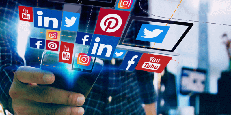 The growth of social media.