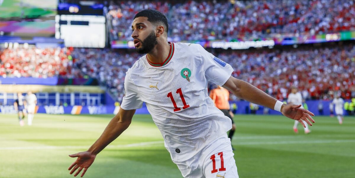 Saibari secures morocco's three poimts as he fscores against Scotland in just 72 seconds.