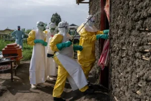 Health workers battling Ebola in DR Congo have threatened to strike over unpaid wages as the WHO warns the outbreak may be far larger than official figures.