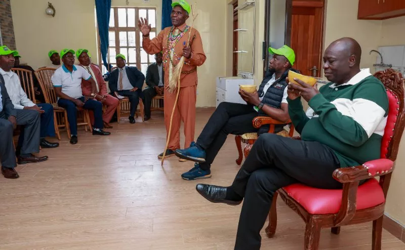 Gachagua’s Calabash Moment Steals the Show at Political Meeting