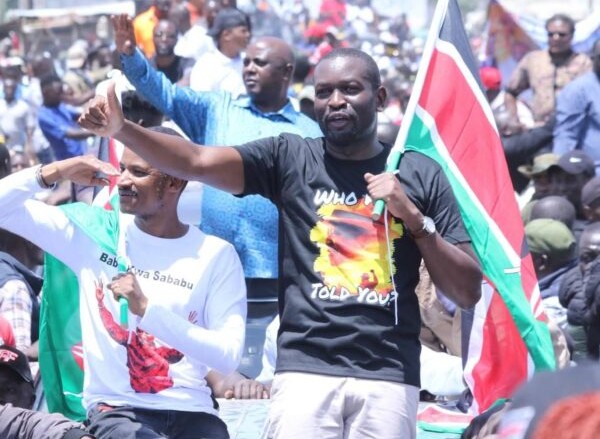Edwin Sifuna during a public event as ODM continues restructuring its leadership following his removal as Secretary General and Deputy Senate Minority Whip.