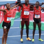 Edmund Serem won Kenya's first Commonwealth Games gold in Glasgow, leading a historic clean sweep in the men's 3,000m steeplechase.