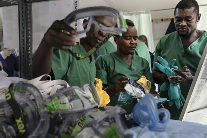 MFS's Ebola training in Kenya.
