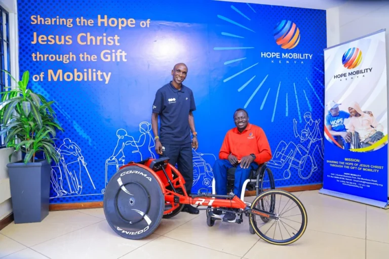 Kipchoge Backs KSh100m Race for Children’s Wheelchairs
