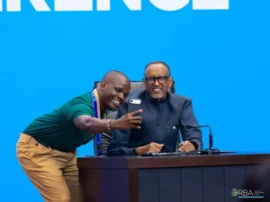 President Kagame, Crazy Kennar Share Light Moment Over Selfie Request