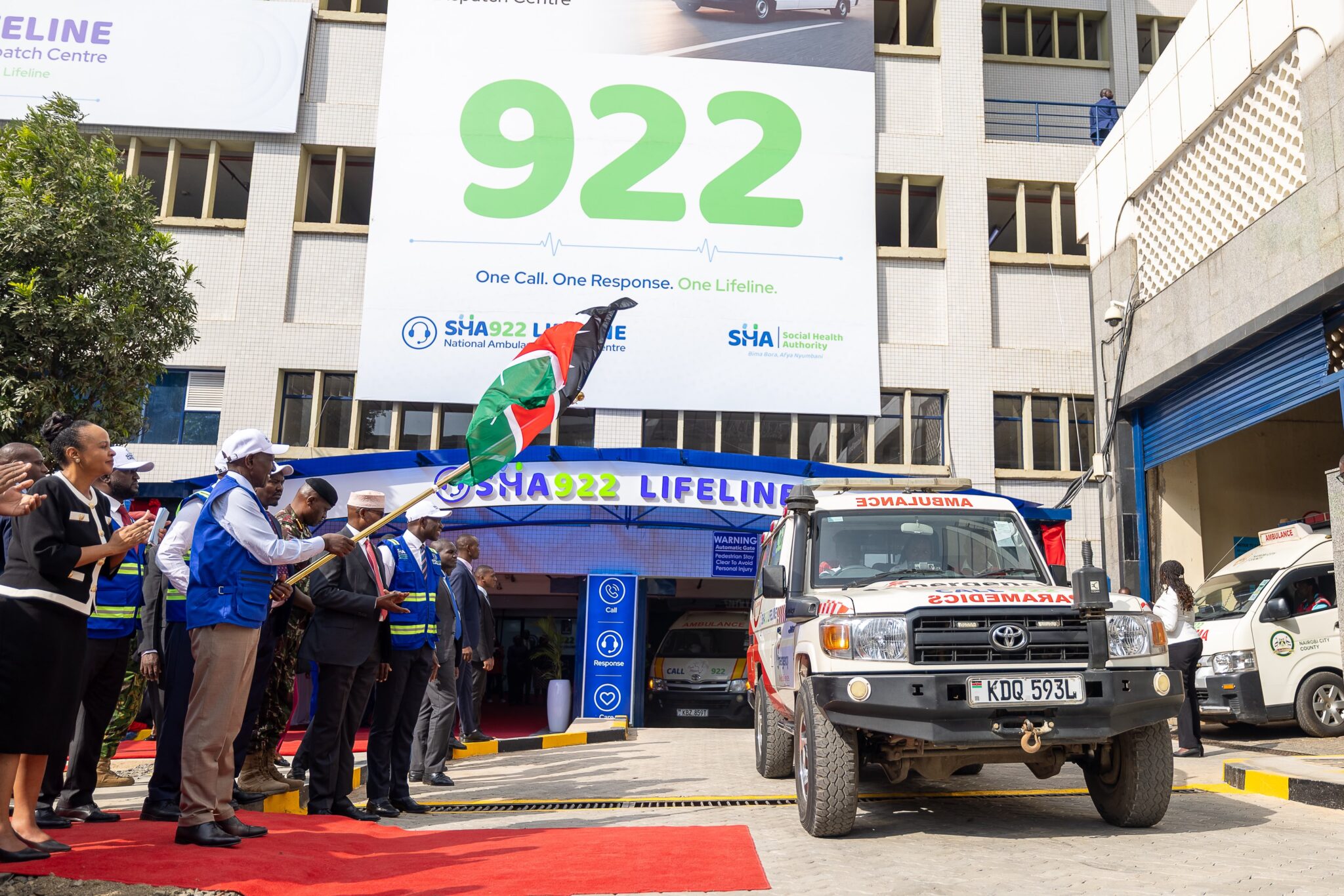President Ruto launches SHA 922 Lifeline to Guarantee Free Emergency Medical Response Across Kenya