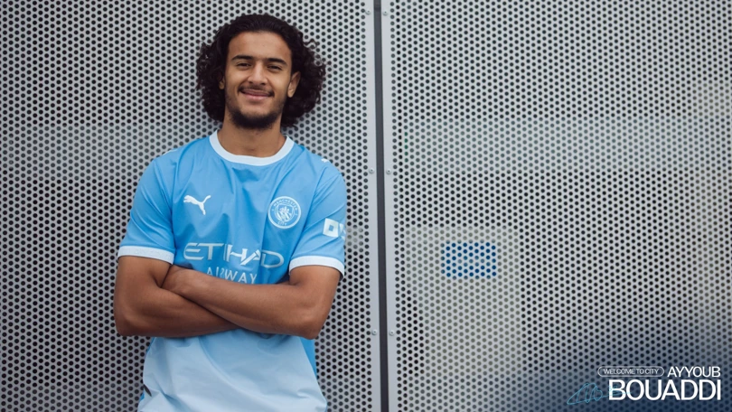 Ayyoub Bouaddi speaks after joining Manchester City from Lille as the club’s new teenage midfield signing.