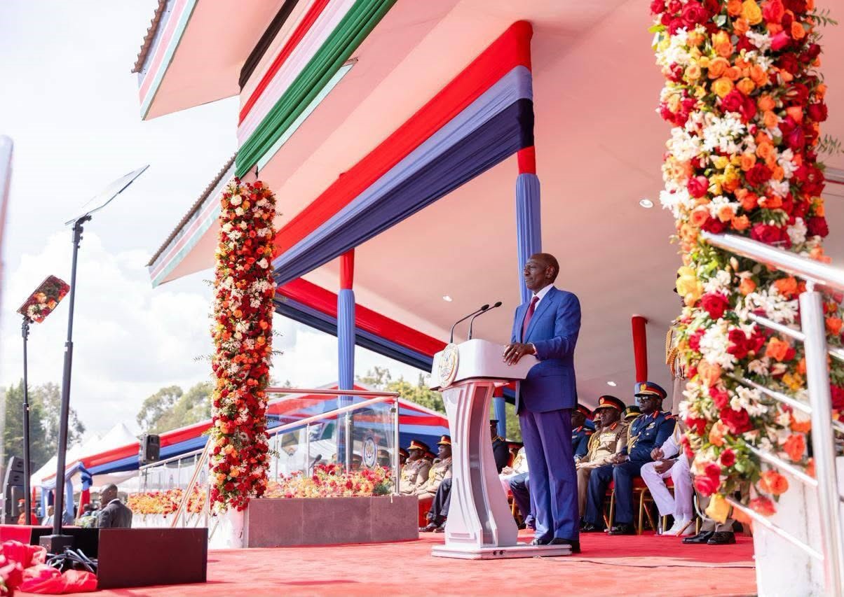 President Ruto Tells New KDF Recruits to Prepare for a Changing Battlefield