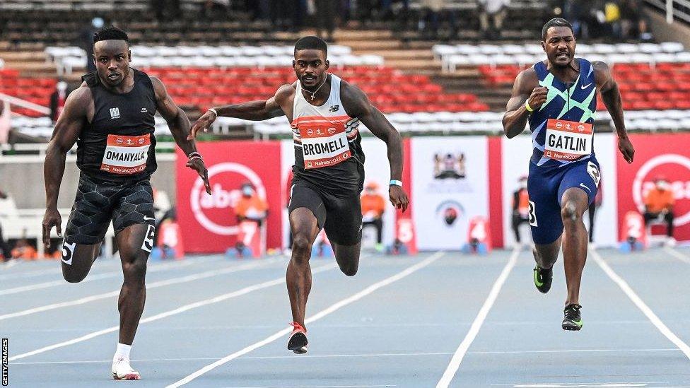 Omanyala Ends Season After Heel Injury