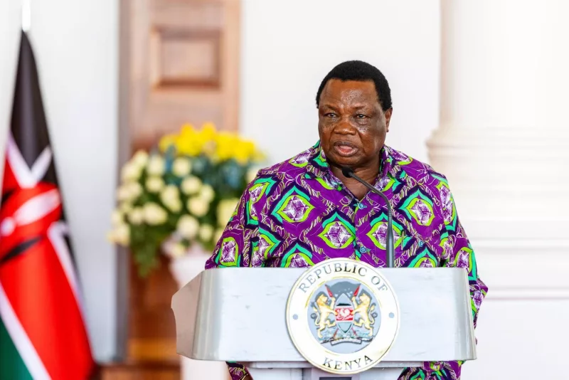 Atwoli Tells Sifuna: ‘Your Time Is Not Now’