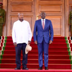 President William Ruto with his Ugandan counterpart President Yoweri Kaguta Museveni