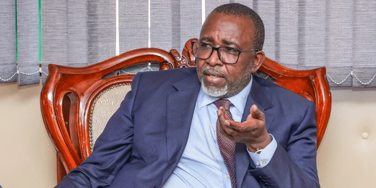 Former Meru Senator Mithika Linturi pictured amid questions over an Indian degree used for admission to the University of Nairobi.