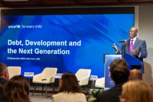 President William Ruto attends a High-Level dialogue on Debt, Development and the Next Generation, New York, USA.
