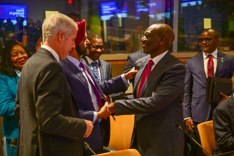 President William Ruto during the High-level Event on Clean Cooking Summit, United Nations Headquarters, New York.