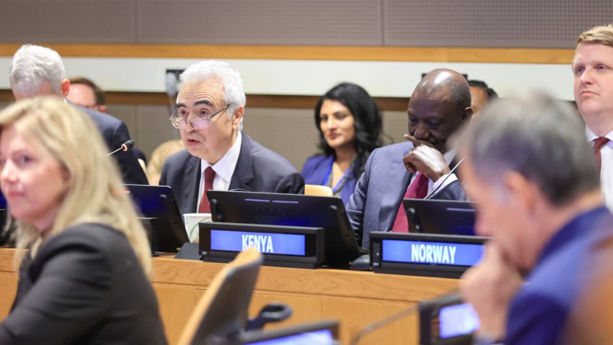 President William Ruto during the High-level Event on Clean Cooking Summit, United Nations Headquarters, New York