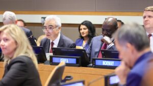 President William Ruto during the High-level Event on Clean Cooking Summit, United Nations Headquarters, New York