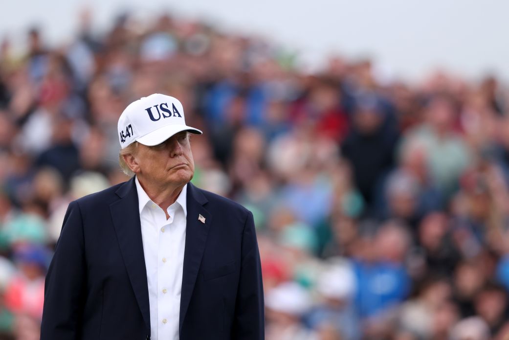 US President Donald Trump speaks about artificial intelligence, rejecting warnings that machines could overrun cities and threaten humanity.