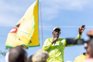 President William Ruto during his 10-day tour in Nandi County